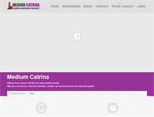 Tablet Screenshot of medium-catrina.nl